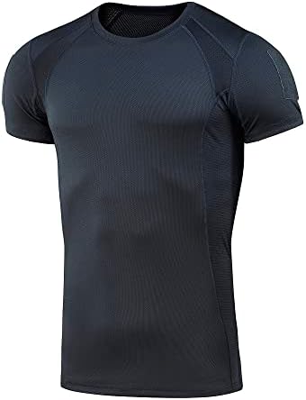 T-shirt tática atlética M-TAC Gen.2-camiseta militar de poliéster respirável com painéis de patch em mangas curtas