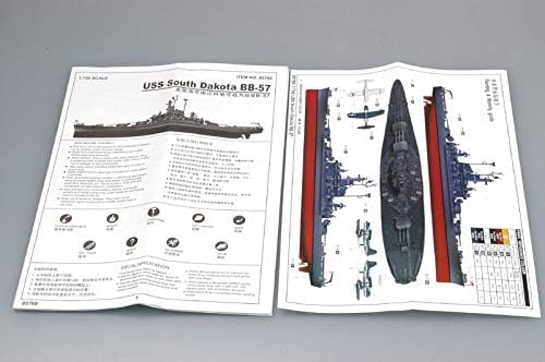 Trompetista 1/700 USS Dakota do Sul BB57 Battleship 1945 Modelo Kit