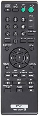 RMT-D197A Controle remoto Substitua o ajuste do Sony DVD Player DVPSR201P DVPSR210P DVPSR405P DVPSR510H DVP-SR310P DVP-SR320