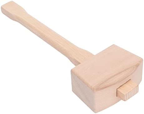 Mallets de madeira, Hammer de madeira Alta dureza Luz pequena confortável para segurar a ferramenta de madeira para o estúdio