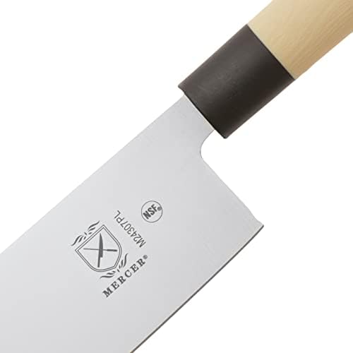 Coleção asiática da Mercer Culinária Nakiri Vegetable Knife com alça NSF