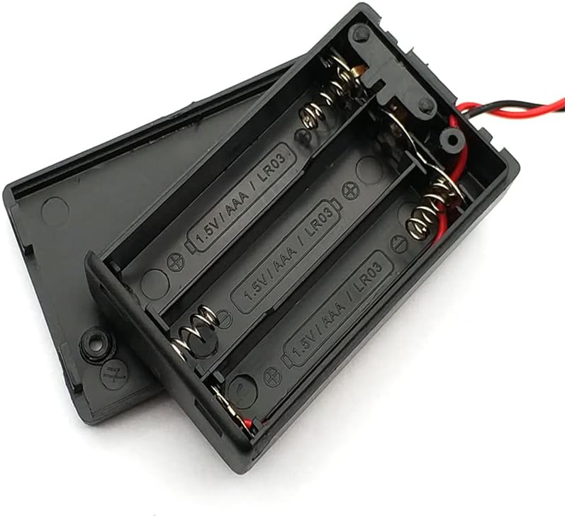 Interruptor e tampa do suporte da caixa de bateria AIMPGSTL, caixas de armazenamento de bateria de 2pcs DIY, suporte de bateria