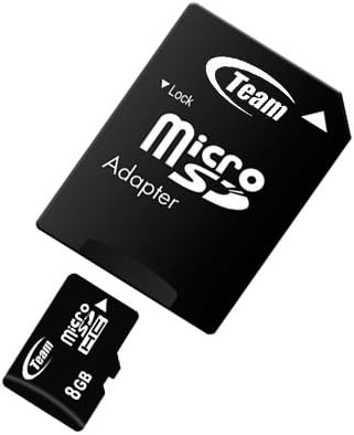 8GB CLASSE 10 MICROSDHC Equipe de alta velocidade 20 MB/SEC CARTÃO DE MEMÓRIA. Blazing Card Fast para Motorola XT810 Z8 Z9. Um adaptador USB de alta velocidade gratuito está incluído. Vem com.