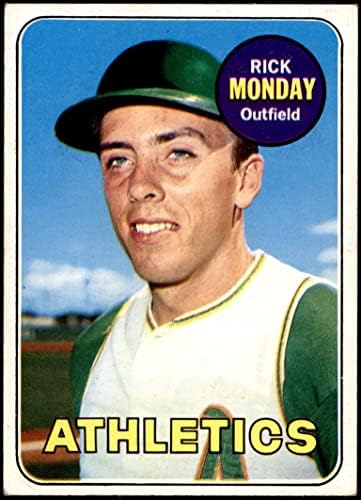 1969 Topps # 105 Rick Monday Oakland Athletics VG/Ex+ Athletics