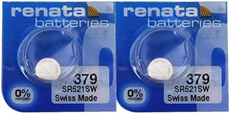 Renata Silver Oxide Watch Battery para 379 Button Cell