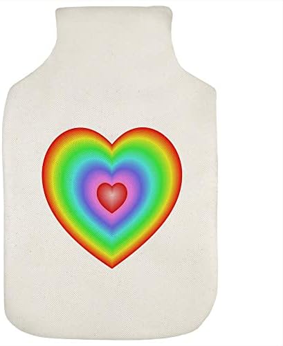 Azeeda 'Multicolor Heart' Hot Water Bottle Bottle