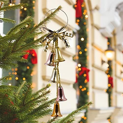 Ornamento de trompete ornamentos de árvore de natal pingente de sino de ferro de ferro forjado sino de Natal para decoração