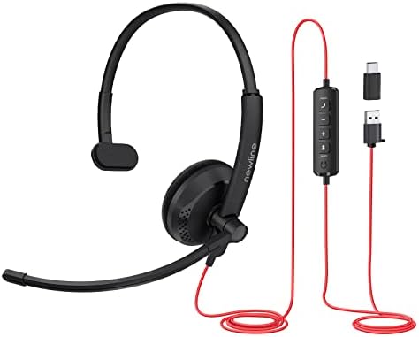 Bundle Newdock & Newcoo Mono: All-in-One On-One com fone de ouvido Microfone e USB com microfone, fone de ouvido