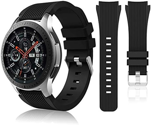 HSWAI Compatível com Samsung Galaxy Watch Bands 46mm/ Gear S3 Frontier, bandas clássicas de relógio/ Galaxy Watch 3 Bands 45mm,