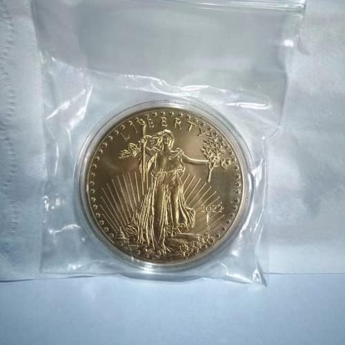 Us Coins American Eagle Ocean estátua de ouro moedas de prata Moedas comemorativas de moeda de moedas Liberty Moedas comemorativas de
