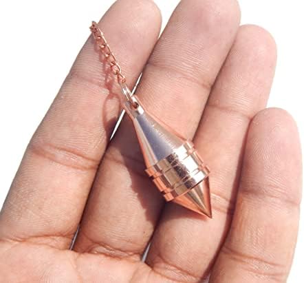 MyHealingWorld Copper Metal Egípcio Anubis Pêndulo de meditação de Reiki, Ferramenta de Adivinação e Pêndulo de Balanceamento