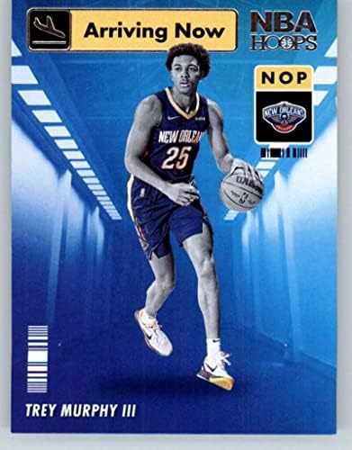 2021-22 Panini Hoops chegando agora #9 Trey Murphy III New Orleans Pelicans NBA Basketball Trading Card