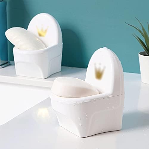 Caixa de sabão de sabonete da caixa de banheiros Caixas de sabão criativo de forma criativa com orifício de drenagem e recipiente