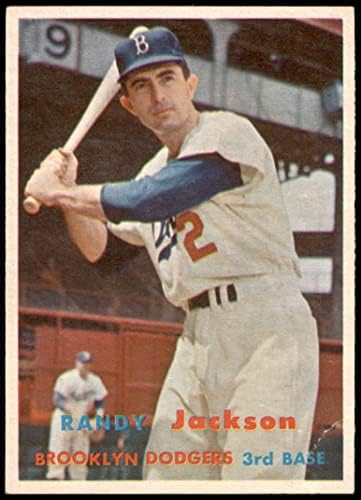 1957 Topps 190 Randy Jackson Brooklyn Dodgers NM+ Dodgers
