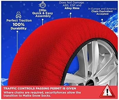 Meias de neve de pneus de carro premium para série de neve têxteis da série extrapropora de inverno para Audi Q8