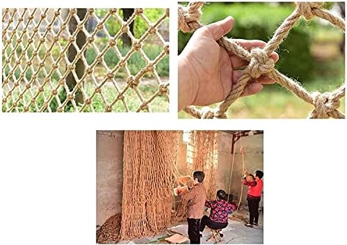 Rede de isolamento para construção ao ar livre, infantil, ladra de corda de corda de corda Rede de decoração, rede de vegeta