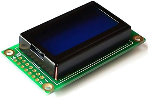 Peças da ferramenta 8 x 2 módulo LCD 0802 Tela de caracteres azul