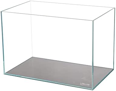Lifegard Low Iron Ultra Clear Crystal Aquarium Tank - vidro sem aro, borda chanfrada, estilo retangular - 5,44 gph