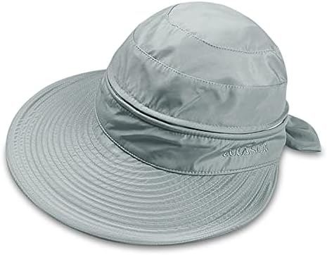 Homens/mulheres viseiras solares dobráveis ​​chapéu de sol largo abeto de verão