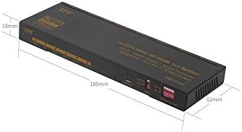 U9 ViewHD HDMI 1X4 SPLITTER SUPORTE | HDMI v2.0 | 4K@60Hz | 4K a 1080p Scaler | Visão HDR e Dolby | Fone de ouvido/óptico de