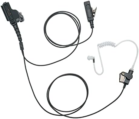 Fone de ouvido de tubo acústico de tdyu com ptt microfone walkie talkie fone de ouvido compatível com motorola xtts5000