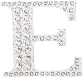 Darice Silver Bling Monogram Letter E adesivo