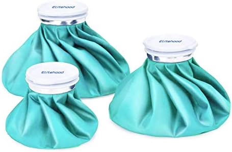 Pacote de gelo de gelo de elitehood, bolsa de gelo reutilizável [11 9 6 ] e 3 bolsa de gelo recarregável de embalagem, bolsa de gelo