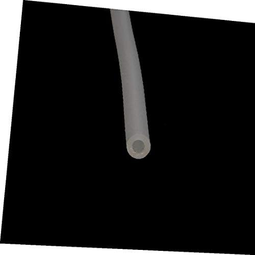 X-dree 1,5 mm x 3mm de altura resistente a temperaturas de silicone com mangueira de borracha de borracha Milky 2 metros de comprimento