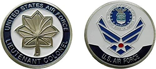 Officer da Força Aérea - Tenente -coronel “O - 5” Coleta Coin Coin/Logo Poker/Lucky Chip/Gift