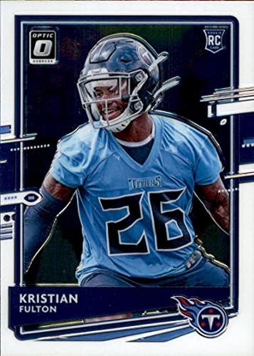 2020 DONRUSS OPTIC 109 Kristian Fulton Rookies RC Rookie Tennessee Titans NFL Football Trading Card