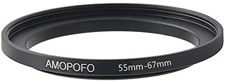 58 a 67 mm de filtro de câmera anel /58 mm a 67 mm de filtro de anel de passo para 67 mm UV, nd, cpl, metal anel de passo