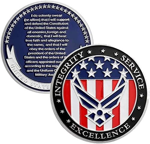 Uso Air Force Usof Oath Of Alistamento Challenge Coin Gifts Airman