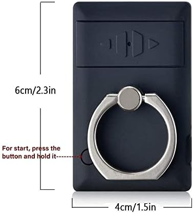 Cigarro USB recarregável à prova de vento sem chamas com o anel de telefone de metal suporte para o celular Grip dedo 360 graus Rotação