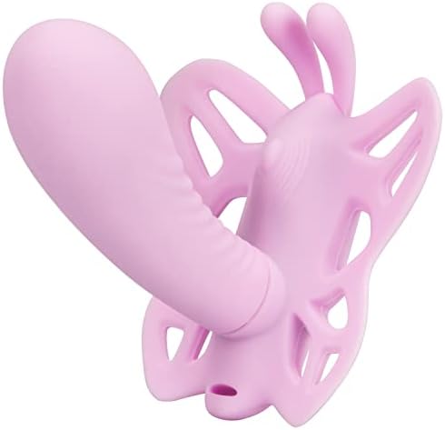 Calexotics Venus Butterfly Silicone Remote Venus G - Mãos Free Free na sonda de massageador pessoal com controlador - brinquedo