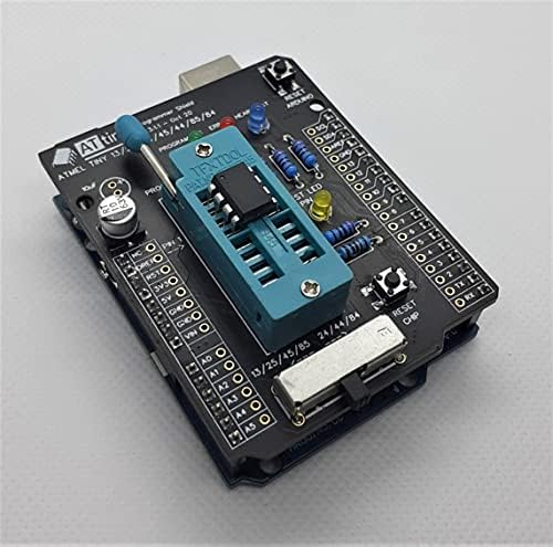 Programador AVR de programação AVR do escudo Arduino Shield | Apoie todos os chips attiny