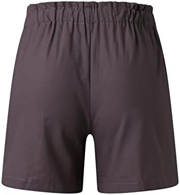 Leggings Womens Summer Summer Combo Basic Basic shorts confortáveis ​​de praia sólida cintura elástica de calça curta