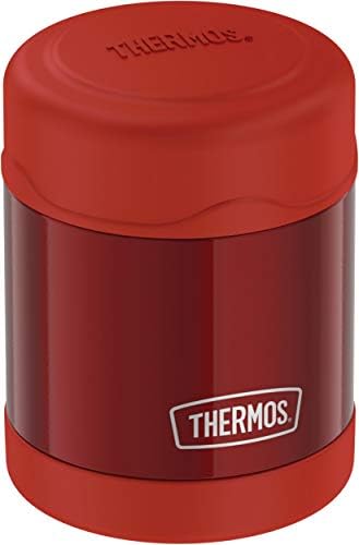 Thermos FuntainTer 10 onças de aço inoxidável a vácuo Jar com alimentos para crianças, pimenta quente vermelha