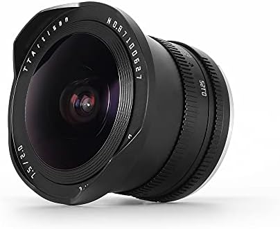 Ttartisan 7,5 mm F2.0 APS-C Câmeras de abertura de grande portas Lens de peixe com filtro ND 1000 compatível com Fuji x Mount Camera