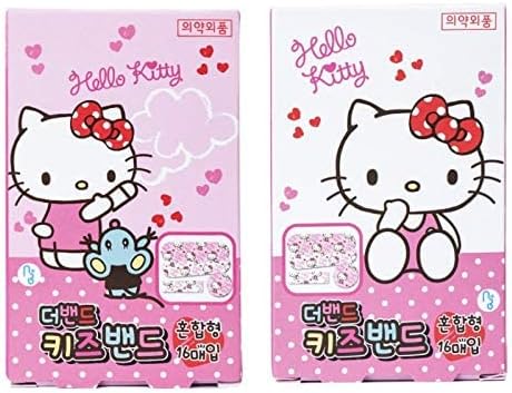 Sanrio Hello Kitty Band Primeiros Soces Bandagens: 32pcs