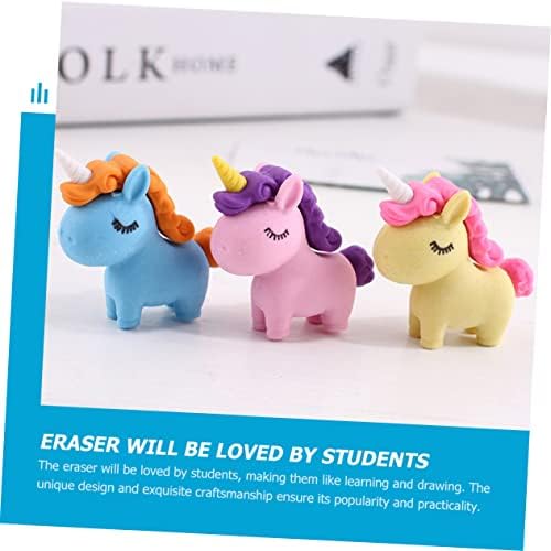 Toyvian 10pcs apagadores apagadores em massa Mini Erasers Erasers Erasers fofos Erasers divertidos para estudantes