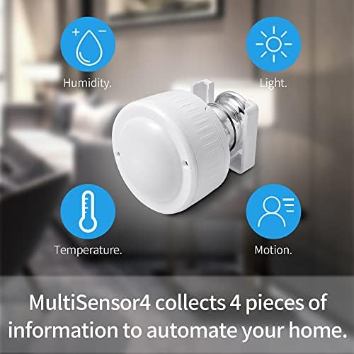 Multi-sensor 4 em 1, sensor de movimento em Zigbee com Lumanidade de Lumanidade de Temperatura, requer hub tuya, conexão com zigbee,