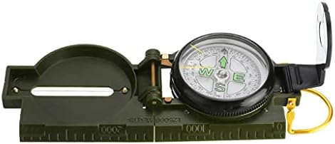 Quul portátil Compass Militar ao ar livre camping mini lente dobrável Compass Exército Sobrevivência Precise Pointing