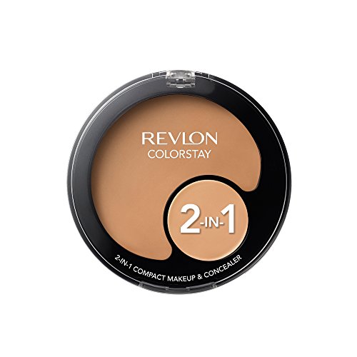Revlon Colorstay 2-em 1 Maquiagem compacta e corretora, Golden quente