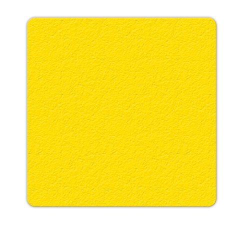 Fabricação INCOM: Marcador de trabalho de 6 quadrado, amarelo
