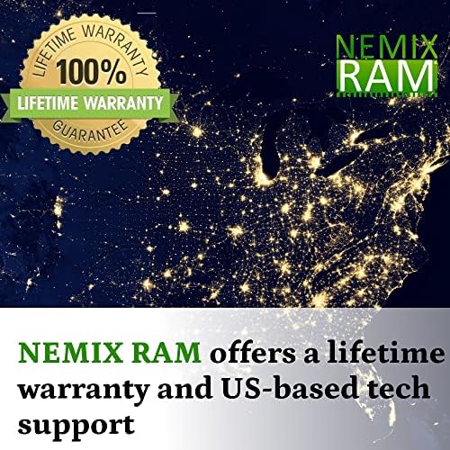NEMIX RAM 128GB DDR4-3200 PC4-25600 ECC UDIMM Server Memory Upgrade Compatível com Dell PowerEdge R350 Rack Server