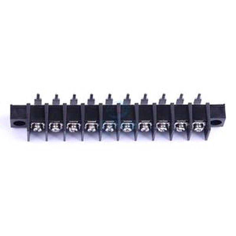 Número de pinos por linha: 10 Número de linhas: 1 11 mm Curved Pin Fence Terminal P = 11mm 11mm KF65RM-11.0-10p
