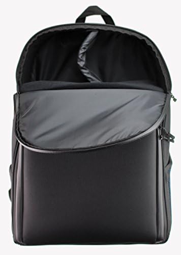 Navitech Black + Blue portátil Scanner Mobile Carry Case/Rucksack Backpack Compatível com o Fujitsu Scansnap IX500