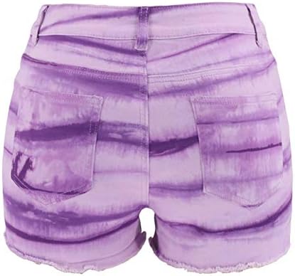 Surquíssimos da cintura para mulheres shorts altos calças de verão calças sexy calças jeans Cardigã de manga curta para