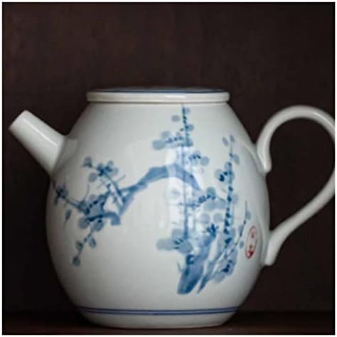 N/A Azul e branco Cerâmica Bule de Tule de Mão pintado à mão Mestre Pot Decoração Tea Kung Fu