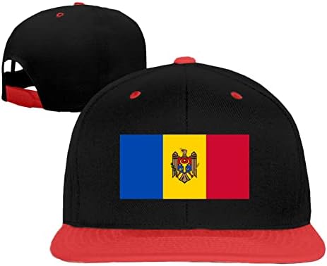 Bandeira de hifenli do boné de hip hop da moldávia correndo chapéus meninos garotas correndo chapéus de beisebol chapéus de beisebol